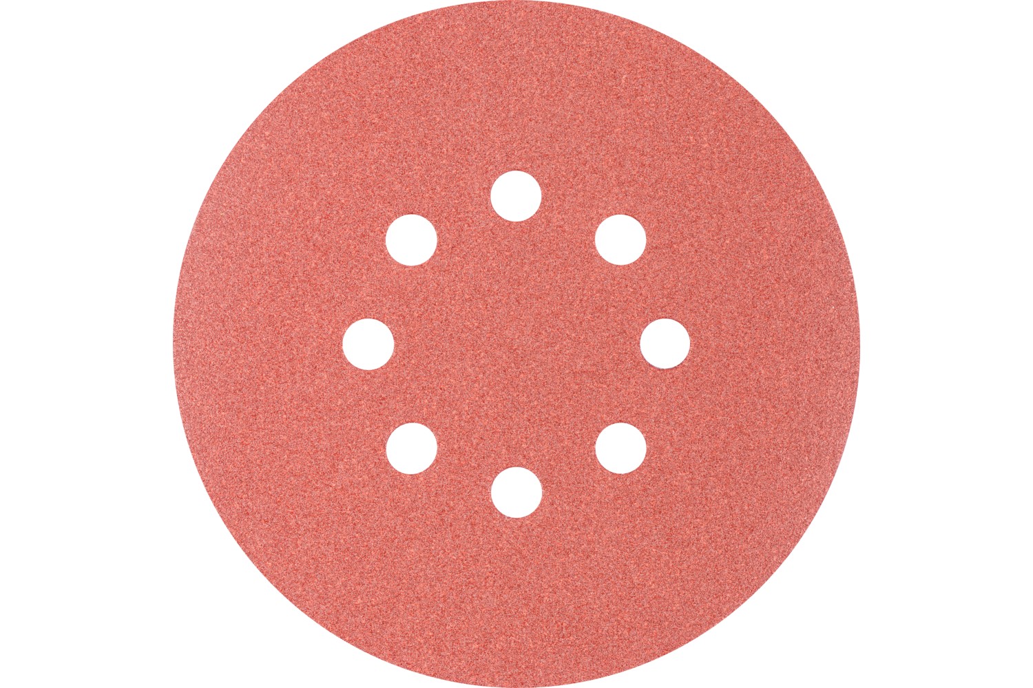 Disco de lija sistema velcro universal de corindón KSS Ø 150 A120 8 orificios de extracción para lijadora orbital