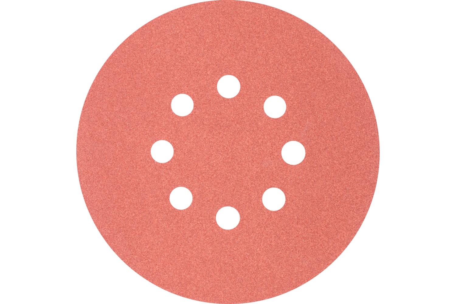 Disco de lija sistema velcro universal de corindón KSS Ø 150 A150 8 orificios de extracción para lijadora orbital