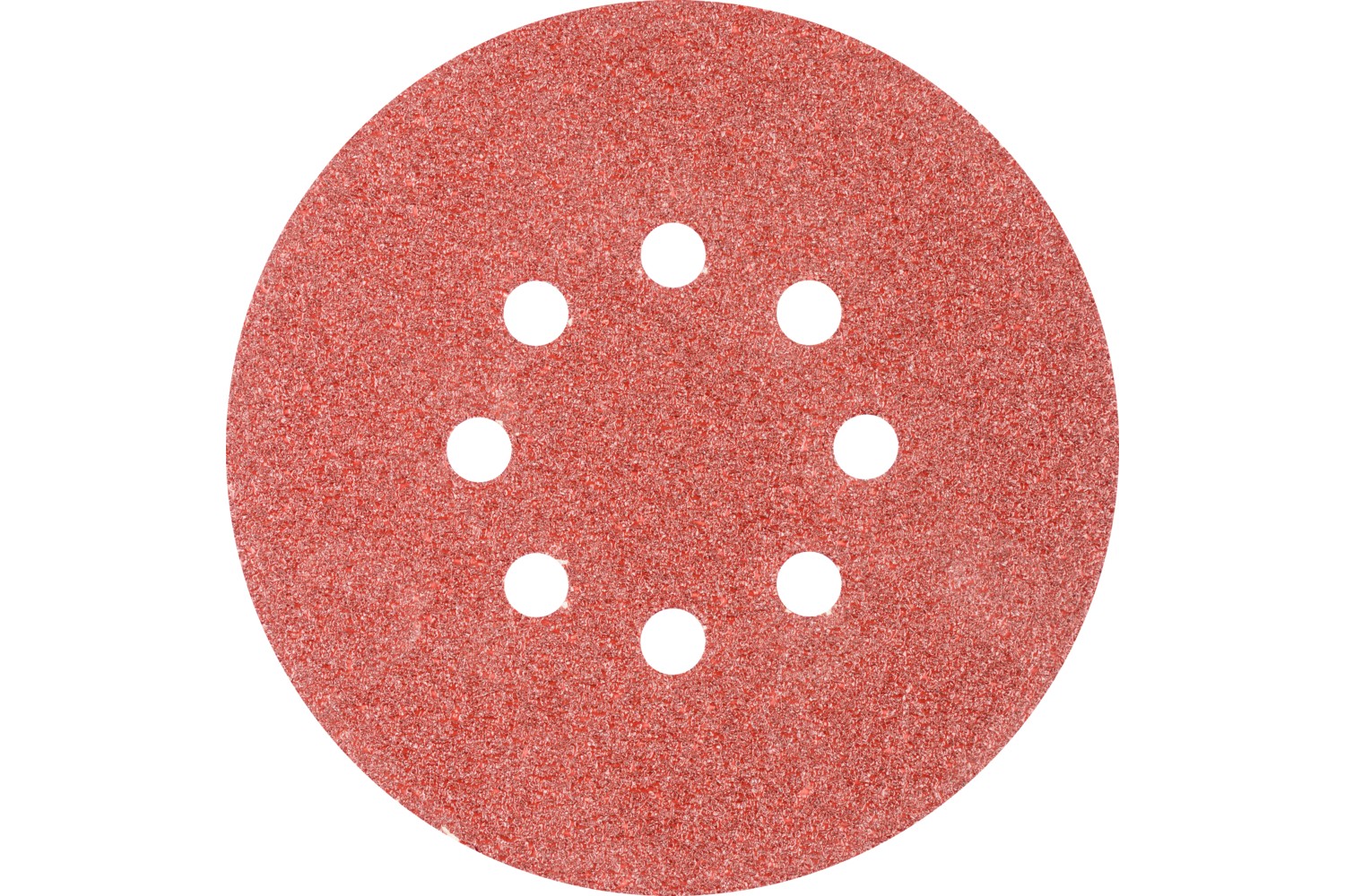 Disco de lija sistema velcro universal de corindón KSS Ø 150 A40 8 orificios de extracción para lijadora orbital