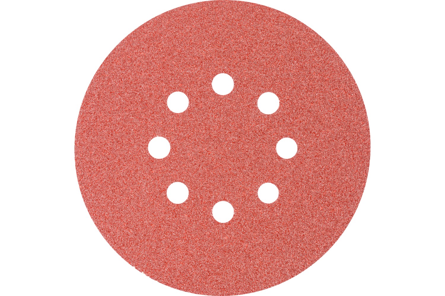 Disco de lija sistema velcro universal de corindón KSS Ø 150 A60 8 orificios de extracción para lijadora orbital