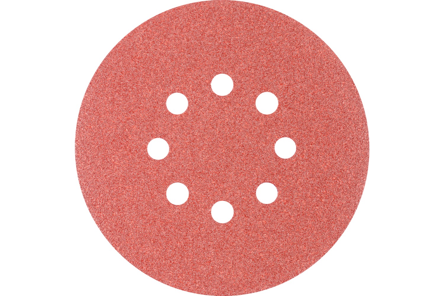 Disco de lija sistema velcro universal de corindón KSS Ø 150 A80 8 orificios de extracción para lijadora orbital