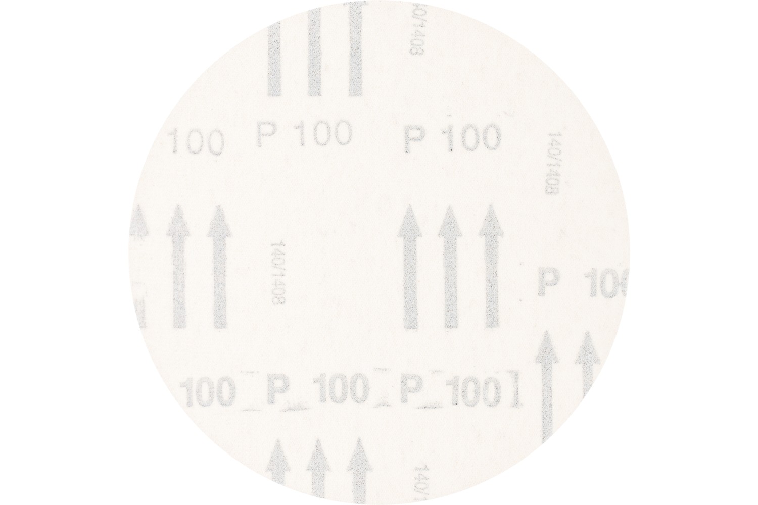 Disco de lija sistema velcro universal de corindón KSS Ø 150 A100 sin orificios de extracción para lijadora orbital