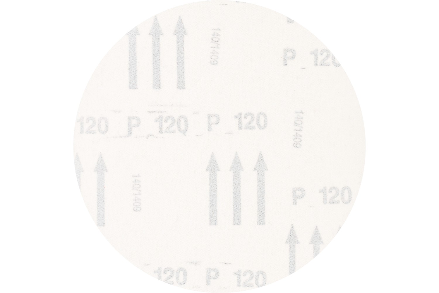 Disco de lija sistema velcro universal de corindón KSS Ø 150 A120 sin orificios de extracción para lijadora orbital
