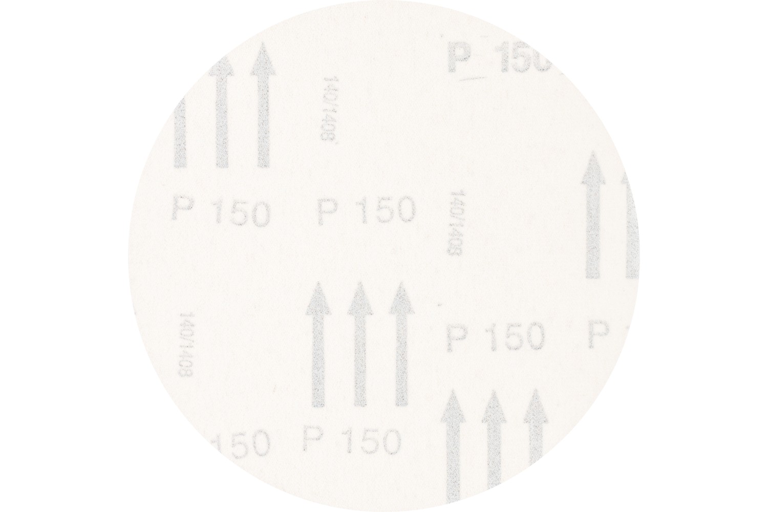 Disco de lija sistema velcro universal de corindón KSS Ø 150 A150 sin orificios de extracción para lijadora orbital