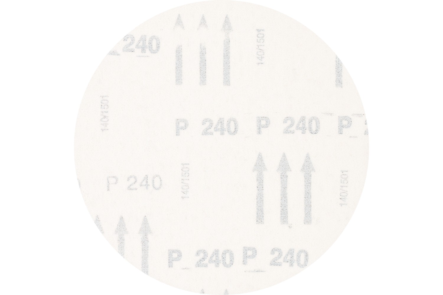 Disco de lija sistema velcro universal de corindón KSS Ø 150 A240 sin orificios de extracción para lijadora orbital