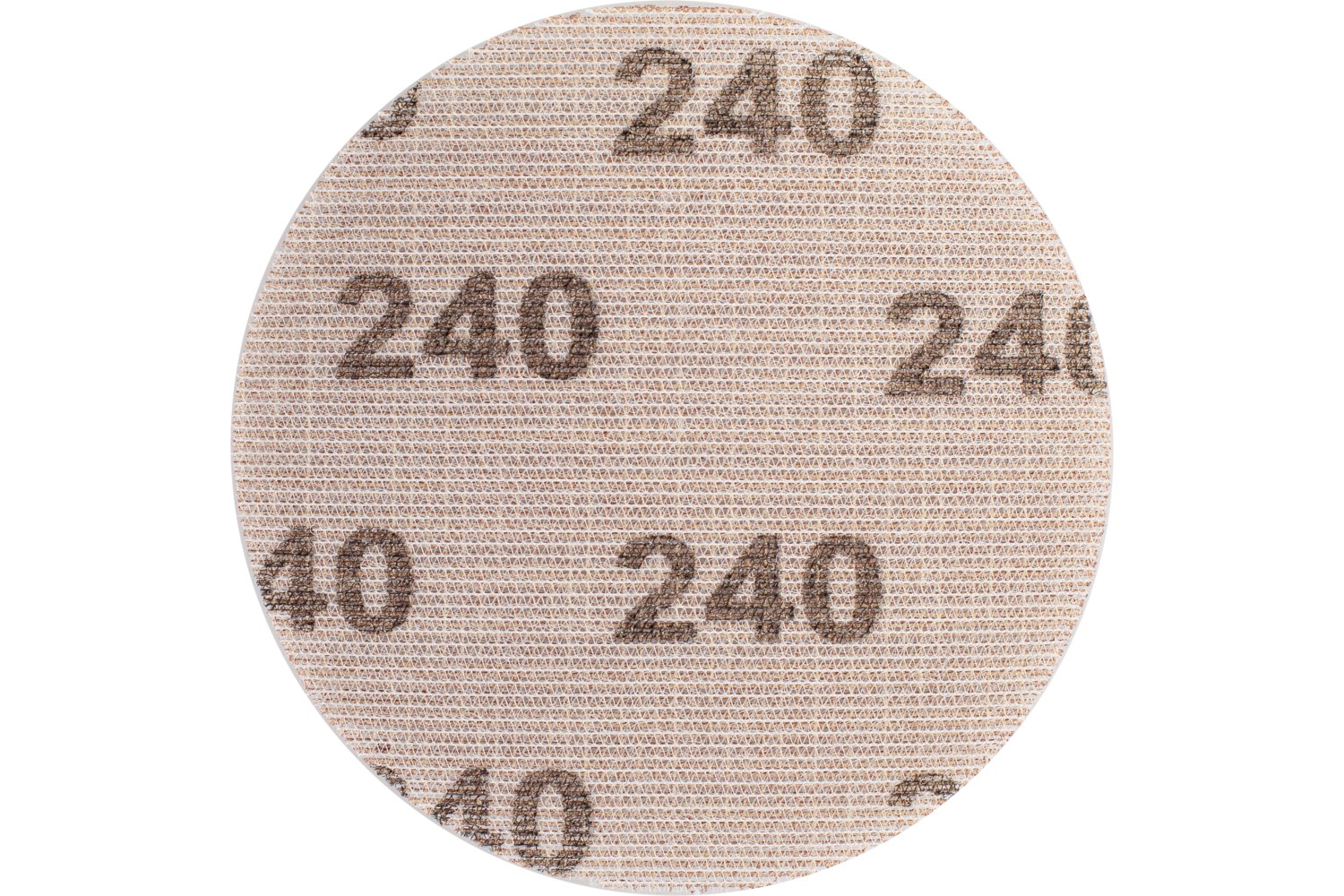 Disco de lija de red de corindón sistema velcro KSS NET Ø 125 A240 desbaste con bajo nivel de polvo con lijadora orbital