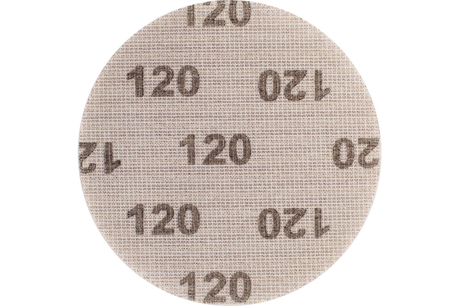 Disco de lija de red de corindón sistema velcro KSS NET Ø 150 A120 desbaste con bajo nivel de polvo con lijadora orbital