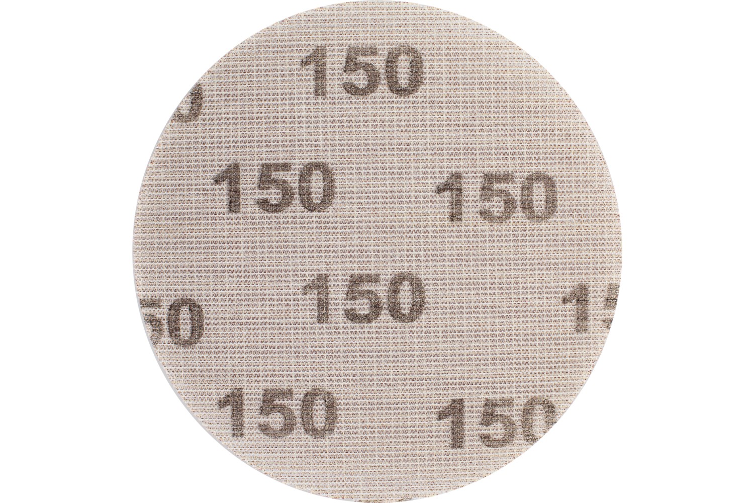 Disco de lija de red de corindón sistema velcro KSS NET Ø 150 A150 desbaste con bajo nivel de polvo con lijadora orbital