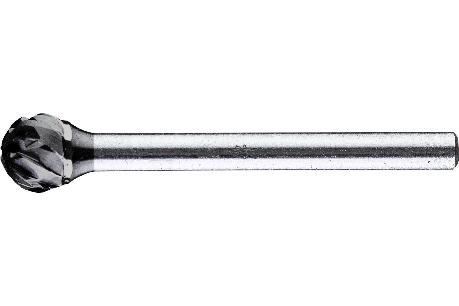 Fresa de metal duro de alto rendimiento ALLROUND esférica KUD Ø 06x05 mm, mango Ø 3 mm, recubrimiento HICOAT para acero