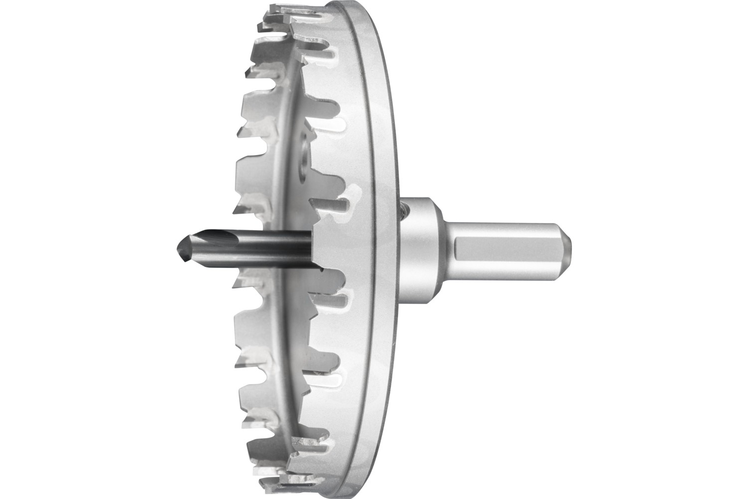 Corona/corona de metal duro Ø 100x8 mm, mango Ø 12 mm, profundidad de corte 4 mm, universal