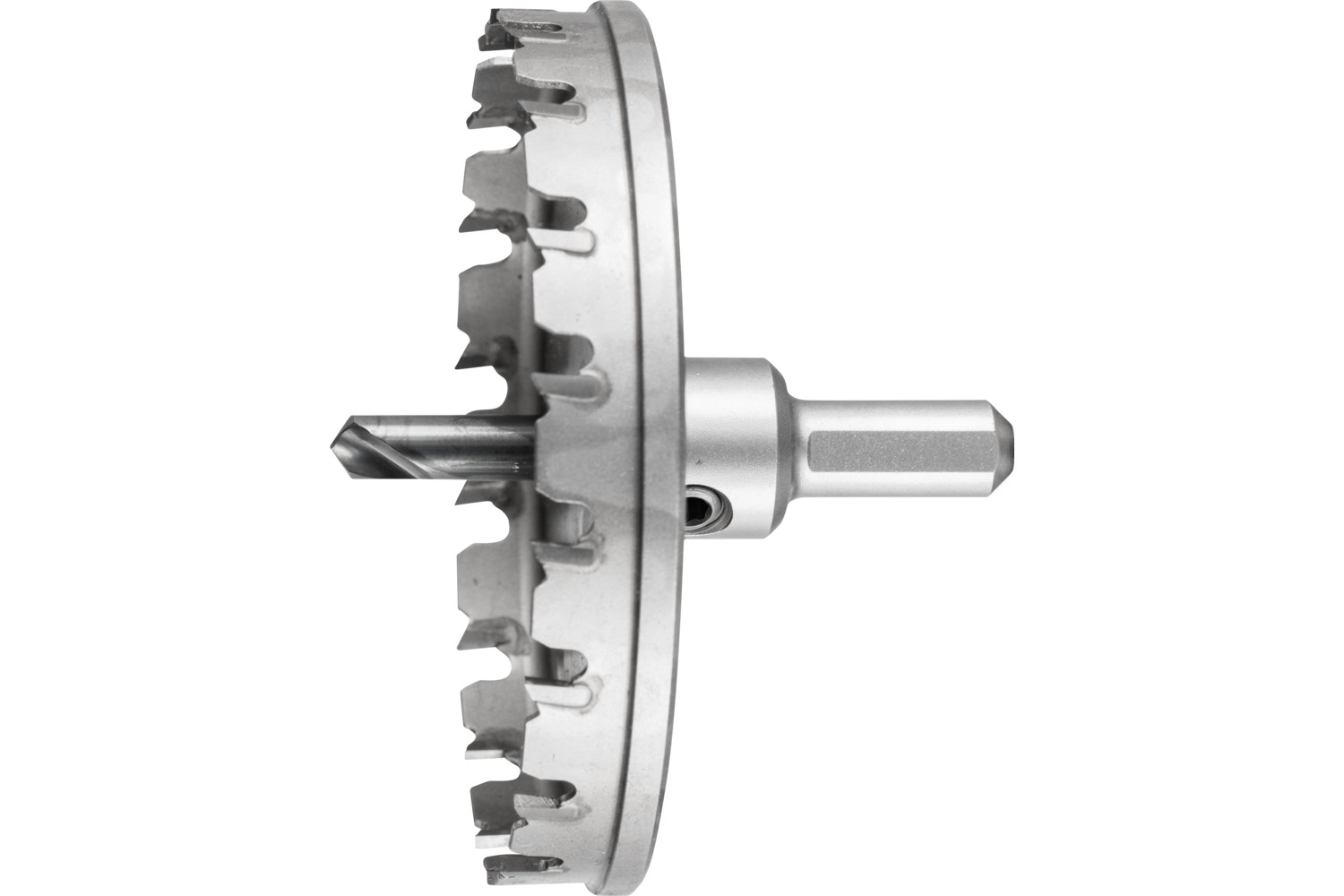 Corona/corona de metal duro Ø 105x8 mm, mango Ø 12 mm, profundidad de corte 4 mm, universal