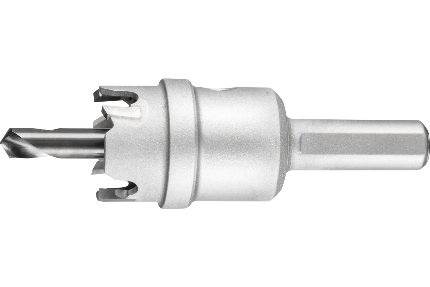 Corona/corona de metal duro Ø 23x8 mm, mango Ø 10 mm, profundidad de corte 4 mm, universal