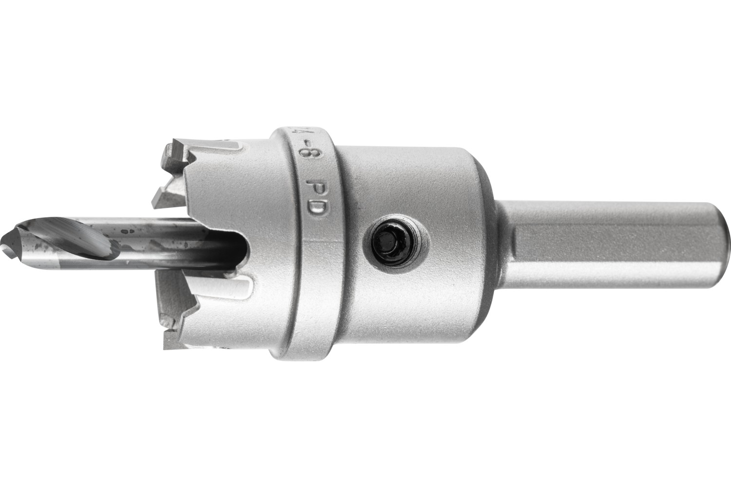 Corona/corona de metal duro Ø 24x8 mm, mango Ø 10 mm, profundidad de corte 4 mm, universal