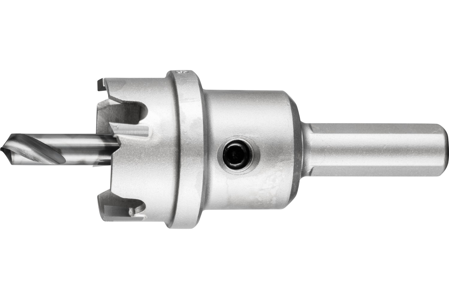 Corona/corona de metal duro Ø 27x8 mm, mango Ø 10 mm, profundidad de corte 4 mm, universal