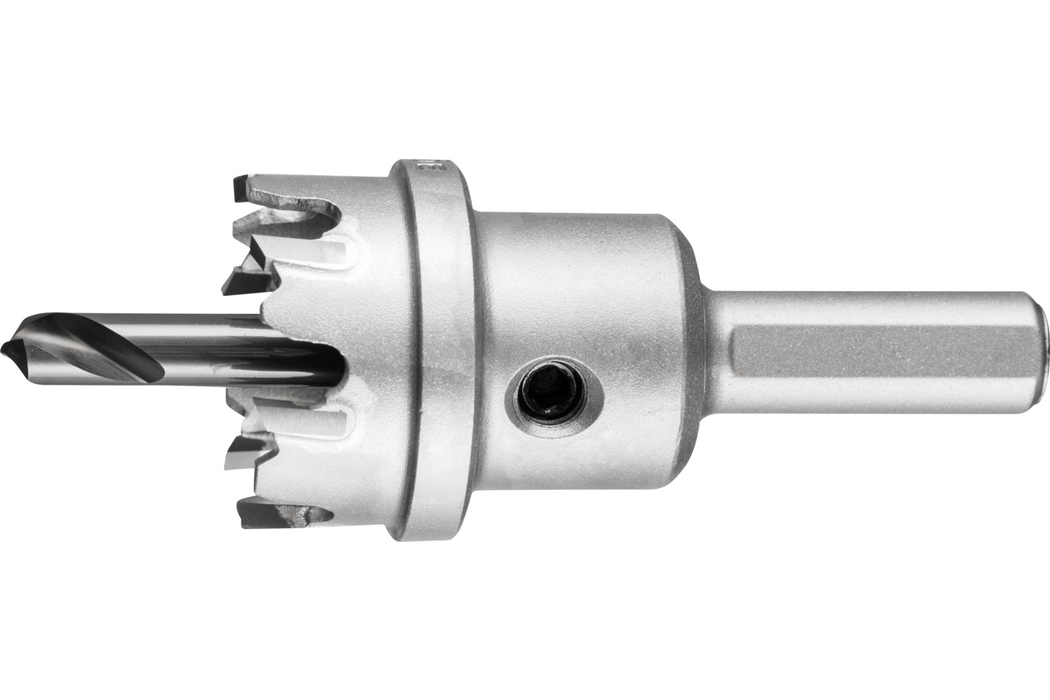 Corona/corona de metal duro Ø 28x8 mm, mango Ø 10 mm, profundidad de corte 4 mm, universal