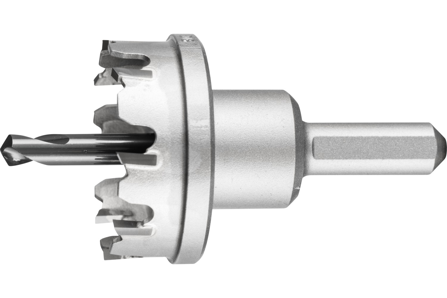 Corona/corona de metal duro Ø 40x8 mm, mango Ø 10 mm, profundidad de corte 4 mm, universal