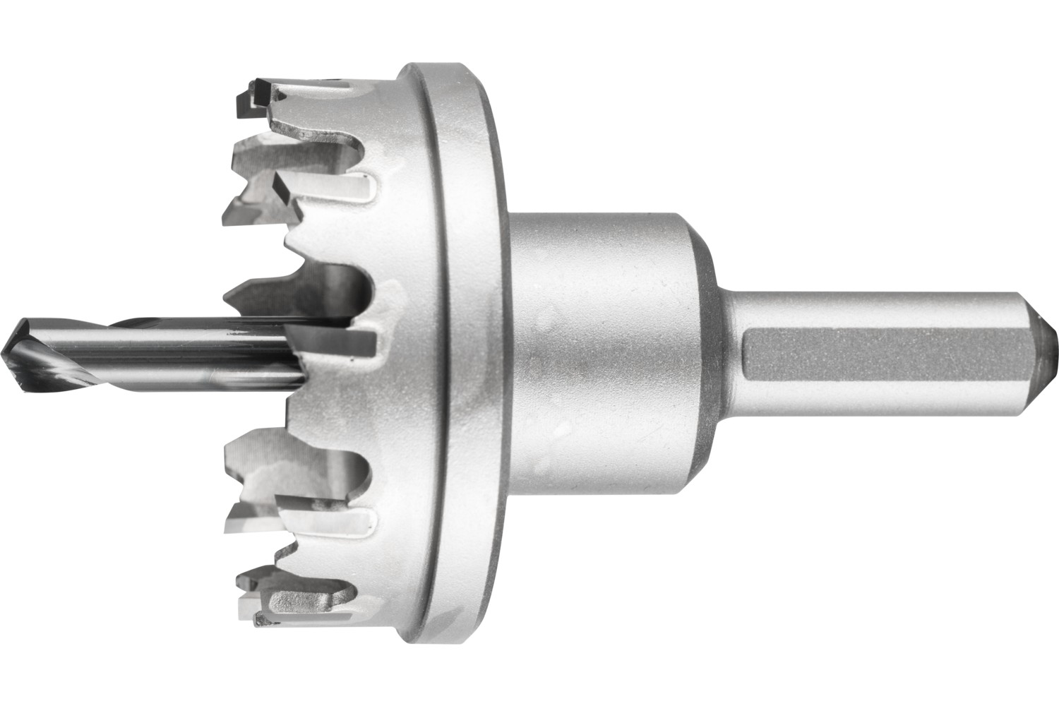 Corona/corona de metal duro Ø 43x8 mm, mango Ø 10 mm, profundidad de corte 4 mm, universal