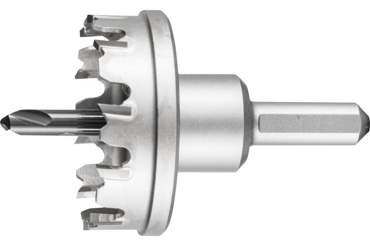 Corona/corona de metal duro Ø 48x8 mm, mango Ø 10 mm, profundidad de corte 4 mm, universal