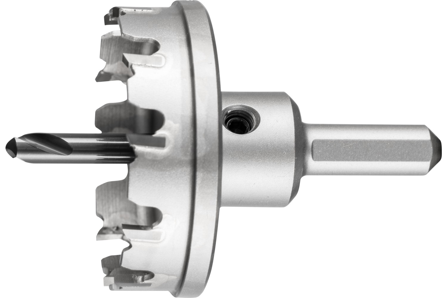 Corona/corona de metal duro Ø 54x8 mm, mango Ø 10 mm, profundidad de corte 4 mm, universal