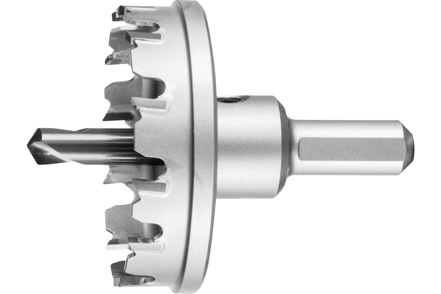 Corona/corona de metal duro Ø 60x8 mm, mango Ø 12 mm, profundidad de corte 4 mm, universal