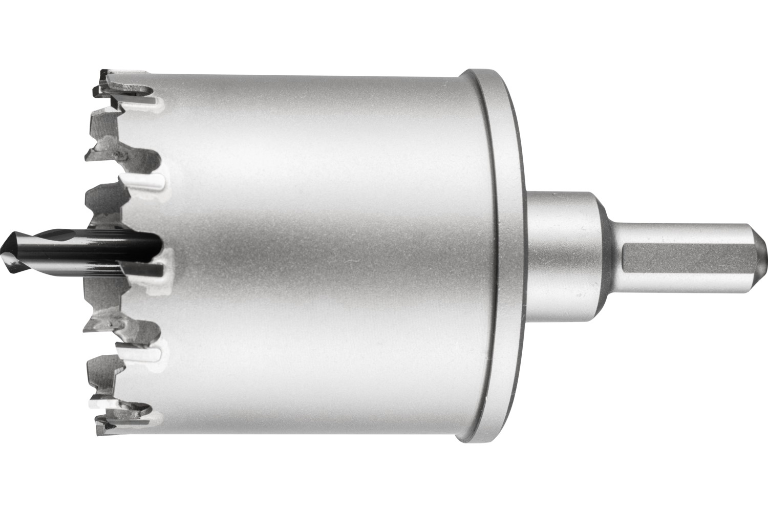 Corona/corona de metal duro Ø 60x60 mm, mango Ø 12 mm, profundidad de corte 57 mm, universal