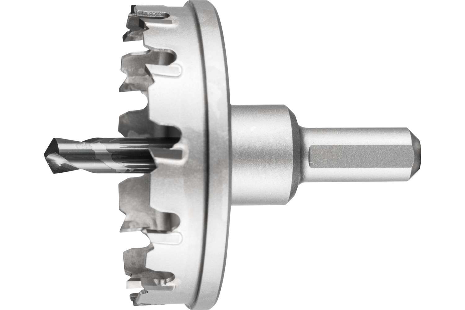 Corona/corona de metal duro Ø 65x8 mm, mango Ø 12 mm, profundidad de corte 4 mm, universal