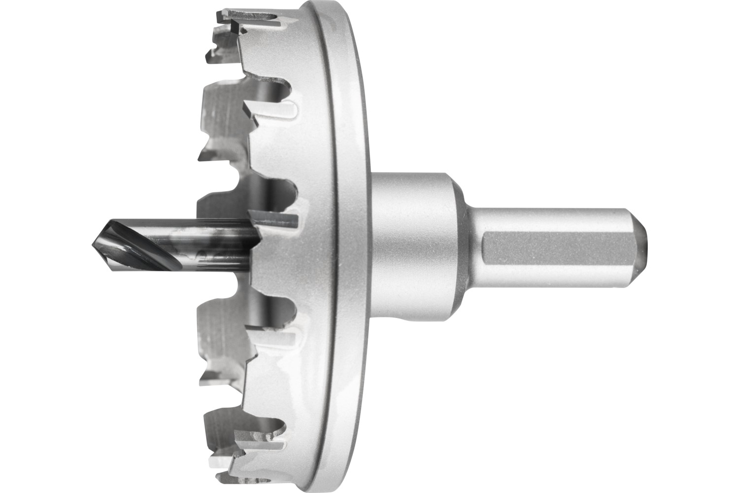 Corona/corona de metal duro Ø 90x8 mm, mango Ø 12 mm, profundidad de corte 4 mm, universal