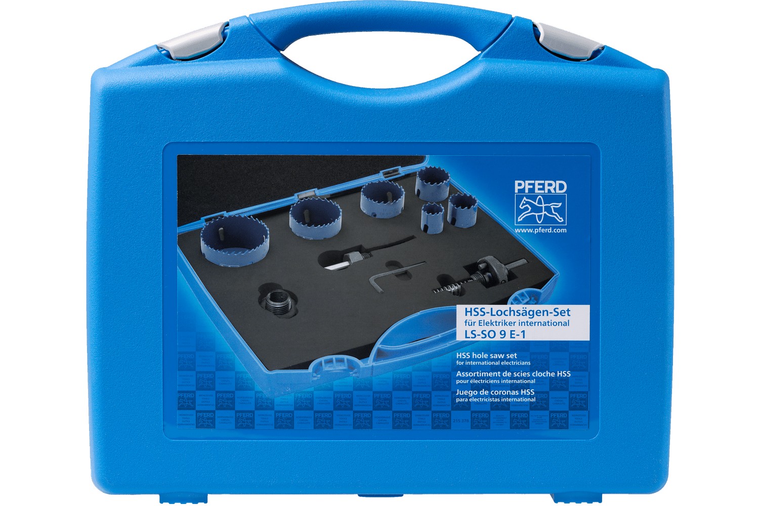 Juego de coronas bimetálicas Co8/M42, 10 piezas, para electricistas internacionales