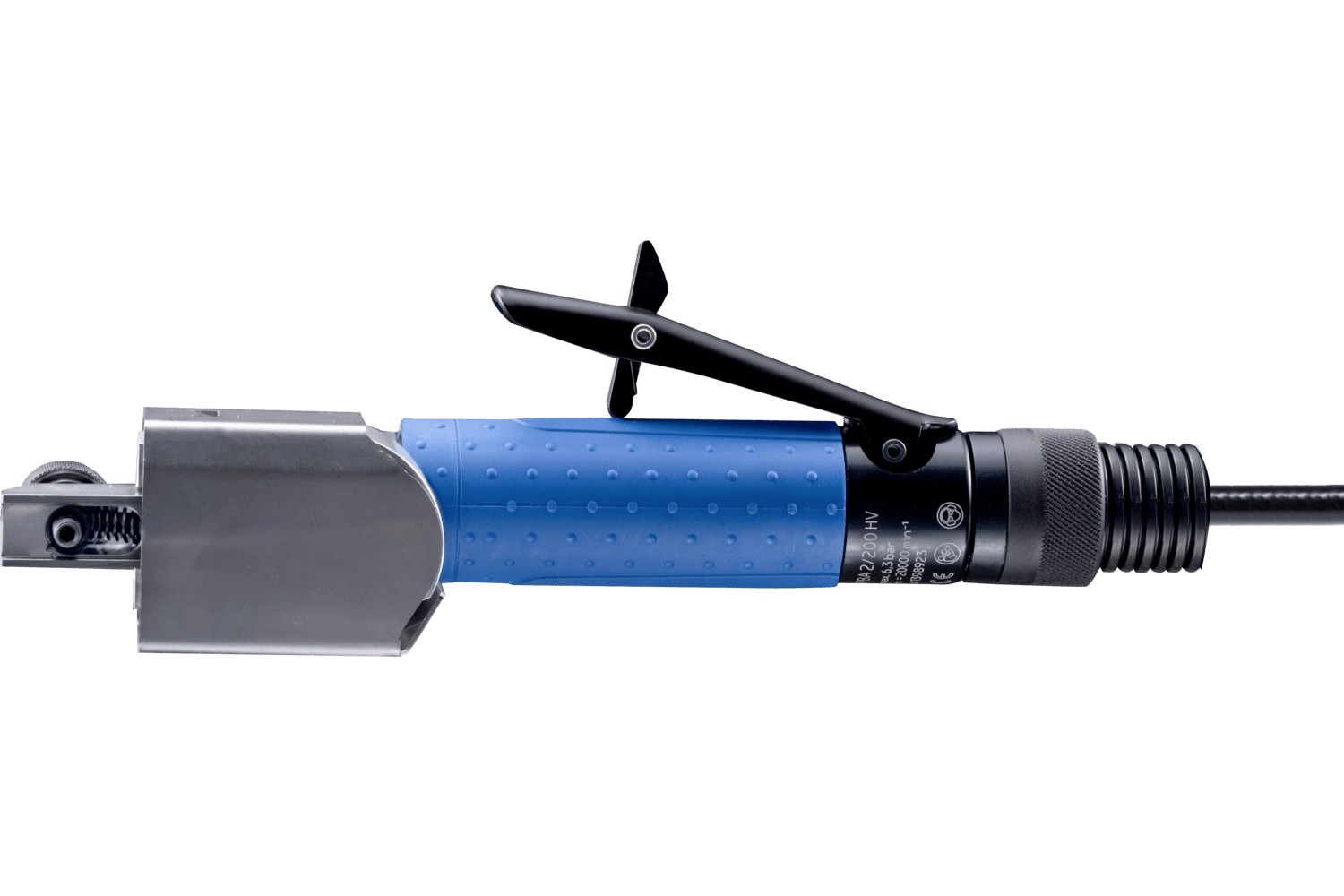 Lijadora de banda neumática PBA 2/200 HV oVA, longitud de banda: 305 mm x ancho: 3-16 mm 22 m/s 230 vatios