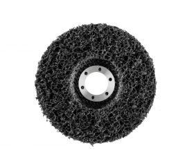 Vellón para limpieza POLICLEAN PCLD Ø 115x13 mm, agujero Ø 22,3 mm para trabajos de limpieza en basto