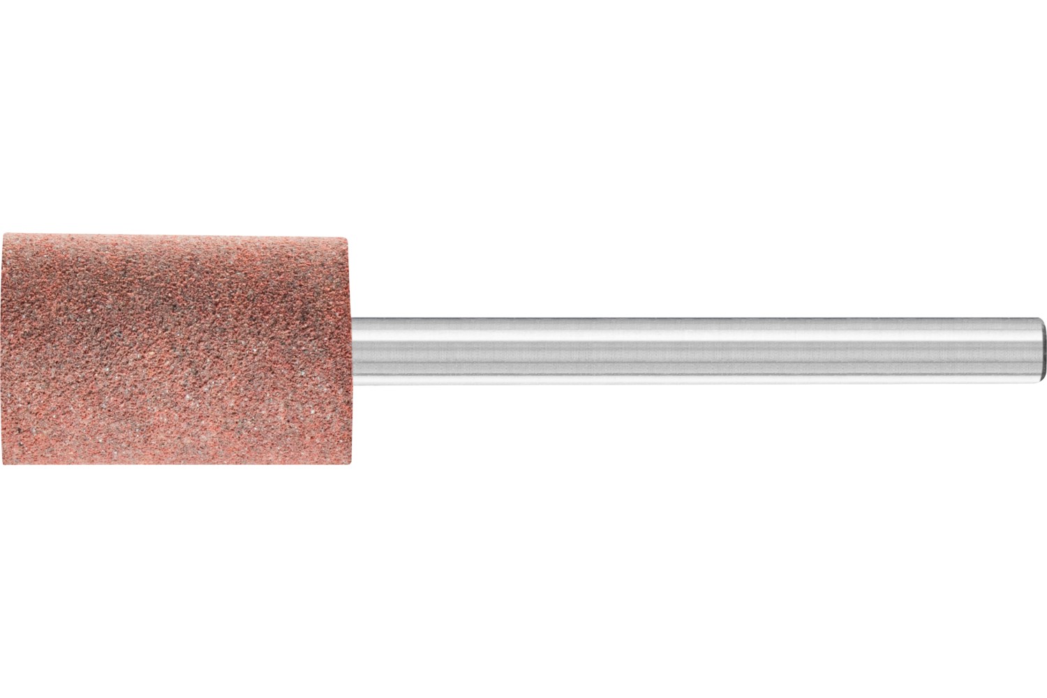 Punta de desbaste Poliflex forma cilíndrica Ø 10x15 mm mango Ø 3 mm aglomerante GR duro SiC/A120