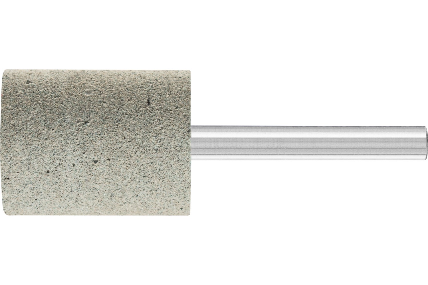 Punta de desbaste Poliflex forma cilíndrica Ø 25x30 mm mango Ø 6 mm aglomerante PUR blando SIC80