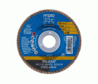 Disco de láminas lijadoras POLIFAN PFC 115x22,23 mm cónico A60 línea universal PSF STEELOX acero/acero inoxidable