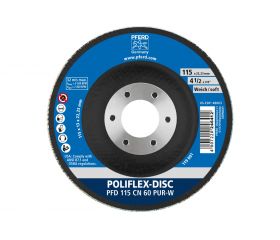 Disco Poliflex PFD Ø 115x14 mm agujero Ø 22,23 mm aglomerante PUR blando SIC60