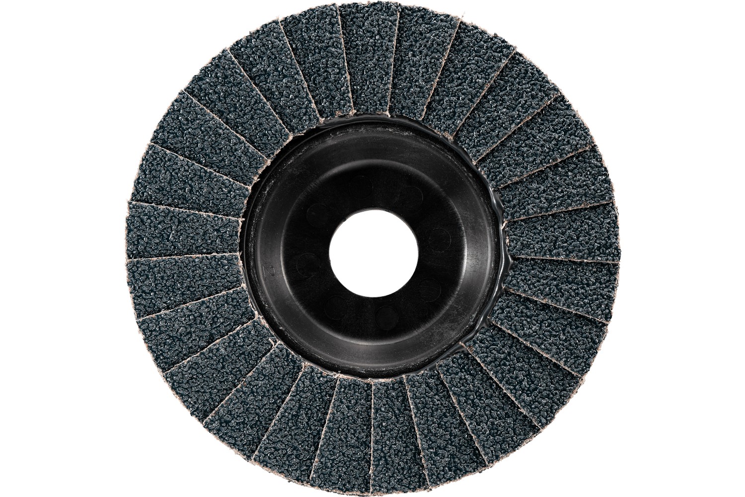 Disco de láminas lijadoras POLIFAN FORCE PFF 125x22,23 mm plano Z40 línea especial SGP STEEL para acero