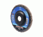 Disco de láminas lijadoras POLIFAN FORCE PFF 125x22,23 mm plano Z40 línea especial SGP STEEL para acero