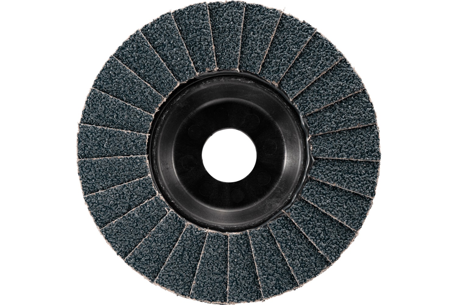 Disco de láminas lijadoras POLIFAN FORCE PFF 125x22,23 mm plano Z60 línea especial SGP STEEL para acero