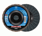 Disco de láminas lijadoras POLIFAN FORCE PFF 125x22,23 mm plano Z60 línea especial SGP STEEL para acero