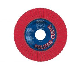 Disco de láminas lijadoras POLIFAN CURVE PFR 115x22,23 mm ancho M CO60 SGP STEELOX para acero/acero inoxidable