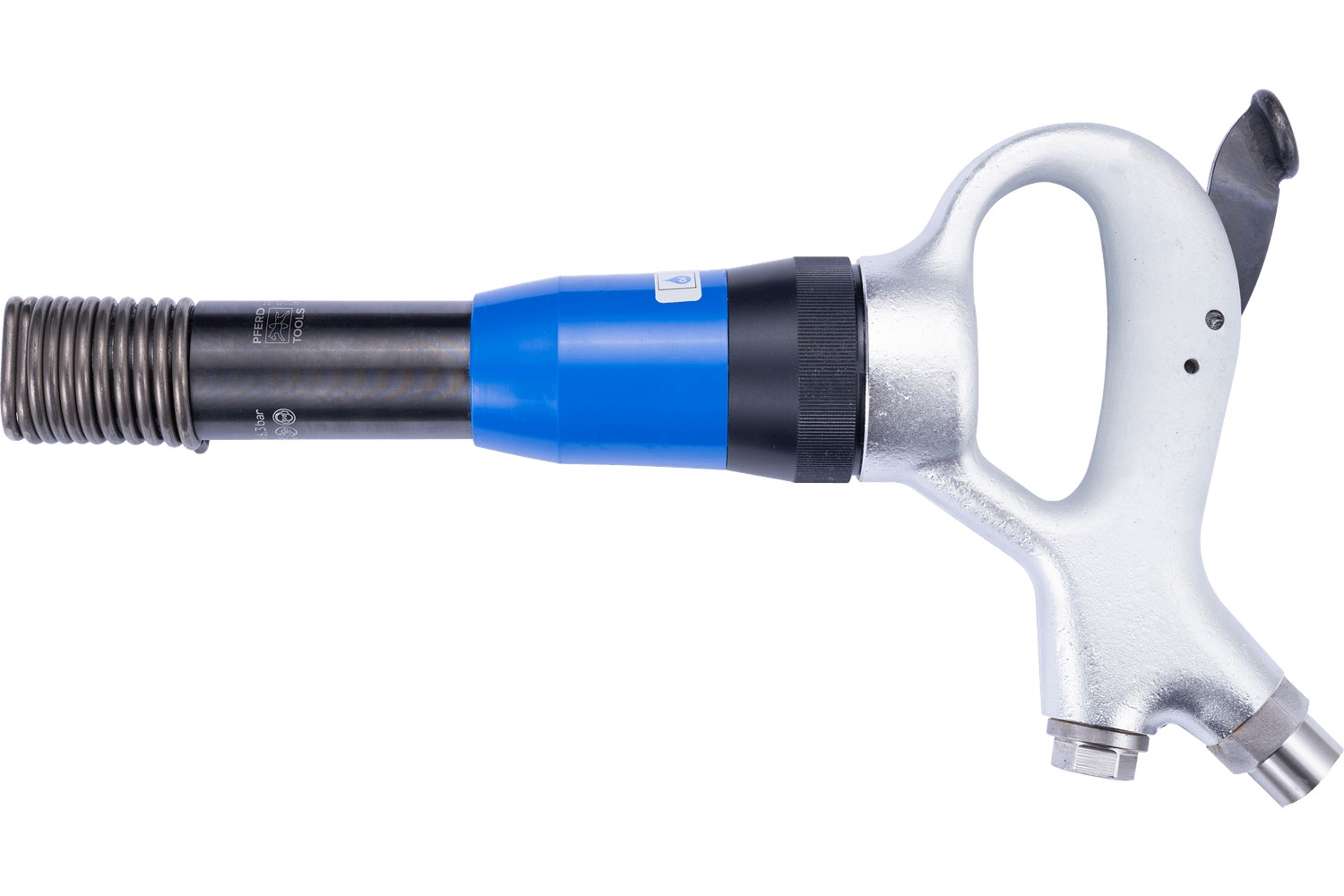 Martillo cincelador neumático PH 34 con mango de agarre envolvente, forma insertable EG03, ligero hasta 3,4 kg