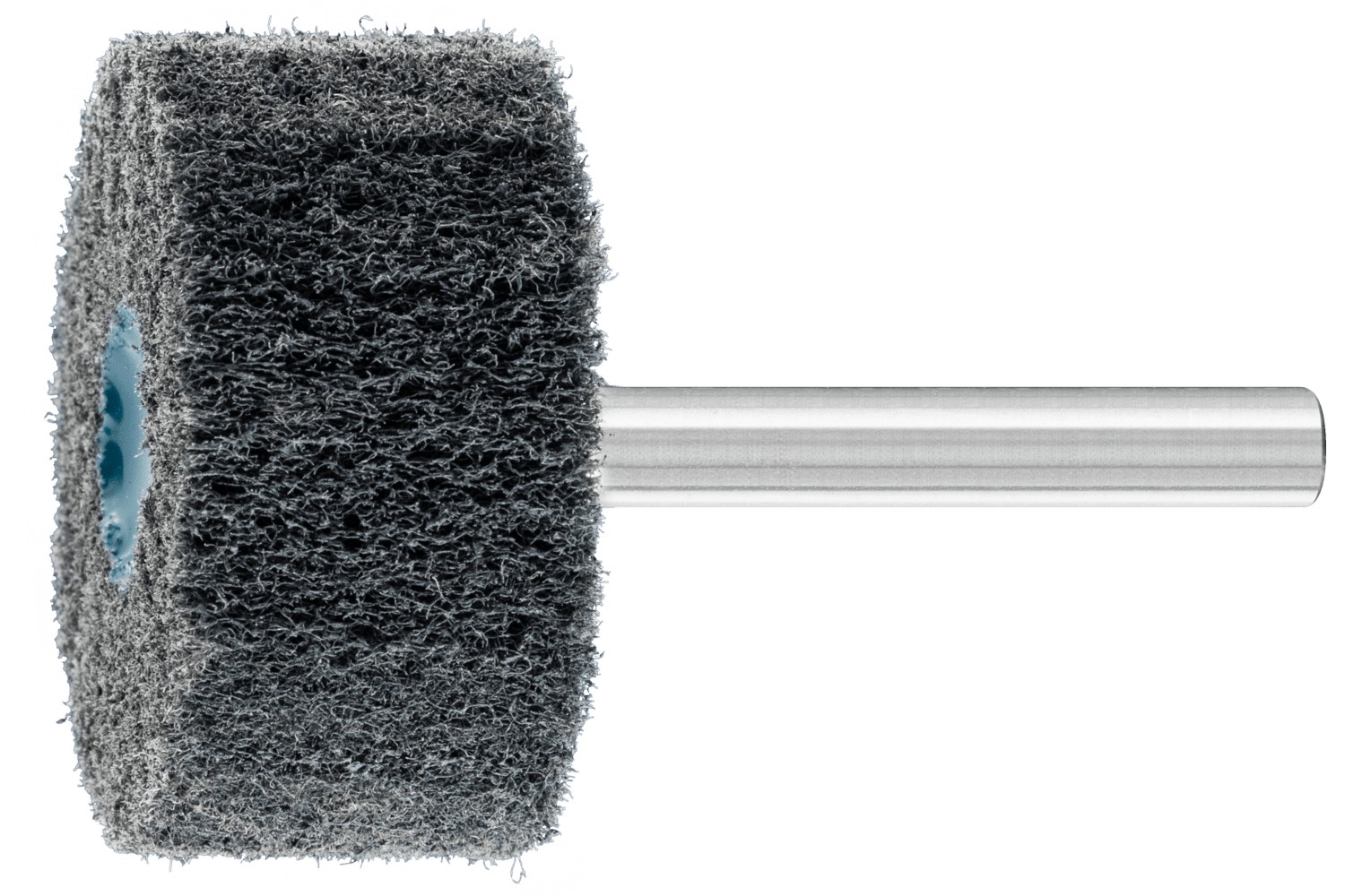 Muela con mango de vellón de alto rendimiento POLINOX PNL Ø 40x20 mm, mango Ø 6 mm, SIC180 para lijado fino y acabado 