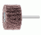 Muela con mango de vellón de alto rendimiento POLINOX PNL Ø 50x30 mm, mango Ø 6 mm, A100 para lijado fino y acabado 