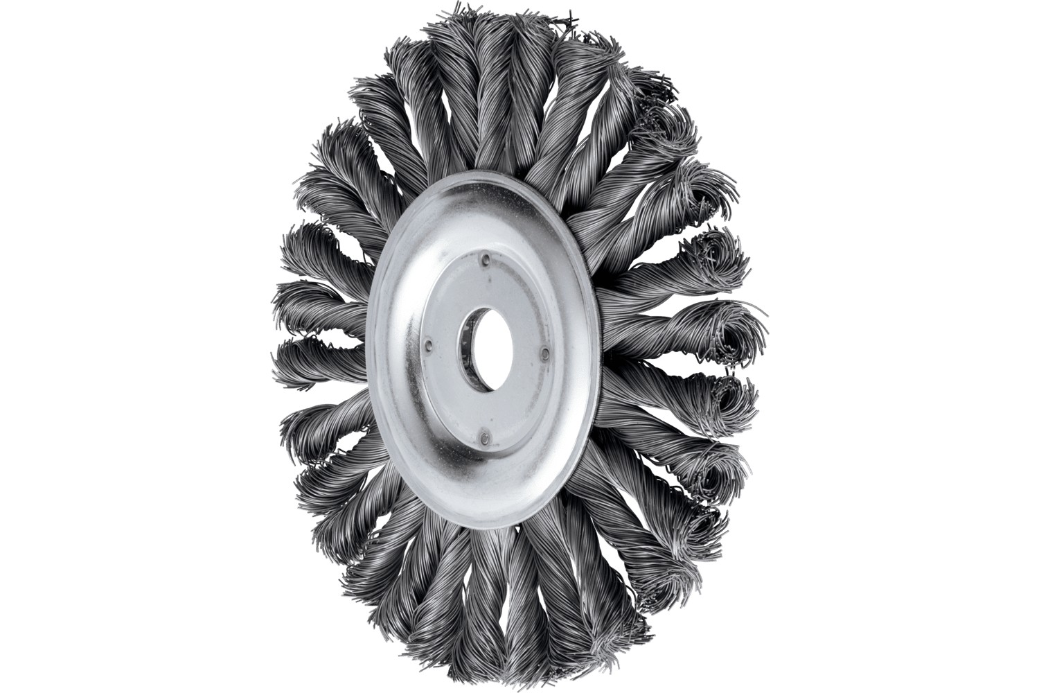 Carda redonda COMBITWIST POS trenzada RBG HD Ø 150x13x22,2 mm, alambre de acero Ø 0,50 mm, amoladora angular