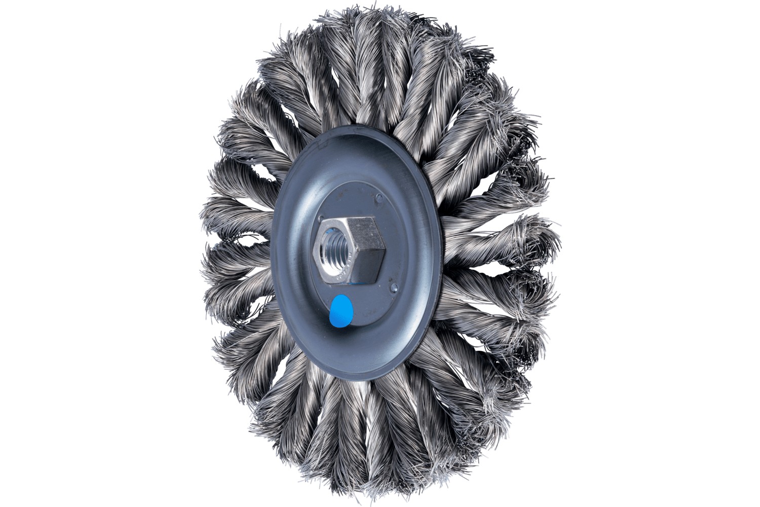 Carda redonda COMBITWIST POS trenzada RBG HD Ø 178x13 mm M14, alambre de acero inoxidable Ø 0,35 mm, amoladora angular