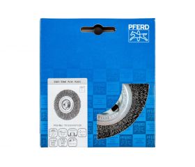 Carda redonda, sin trenzar RBU Ø 115x12 mm M14 alambre de acero Ø 0,30, amoladora angular