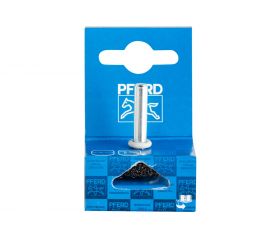 Carda redonda POS, sin trenzar RBU Ø 30x6 mm mango Ø 6 mm alambre de acero Ø 0,20