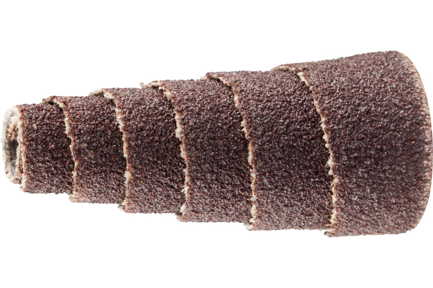 Rollos lijadores cónicos POLIROLL PRK Ø 12x25 mm agujero Ø 3 mm corindón A150