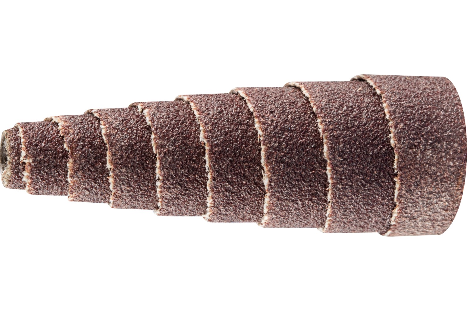 Rollos lijadores cónicos POLIROLL PRK Ø 15x35 mm agujero Ø 3 mm corindón A150