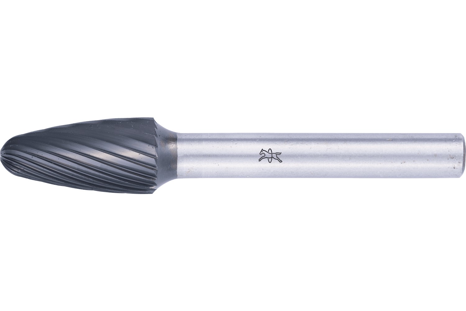 Fresa de metal duro de alto rendimiento forma árbol RBF Ø 10x20 mm, mango Ø 6 mm Z3, recubrimiento HICOAT universal medio