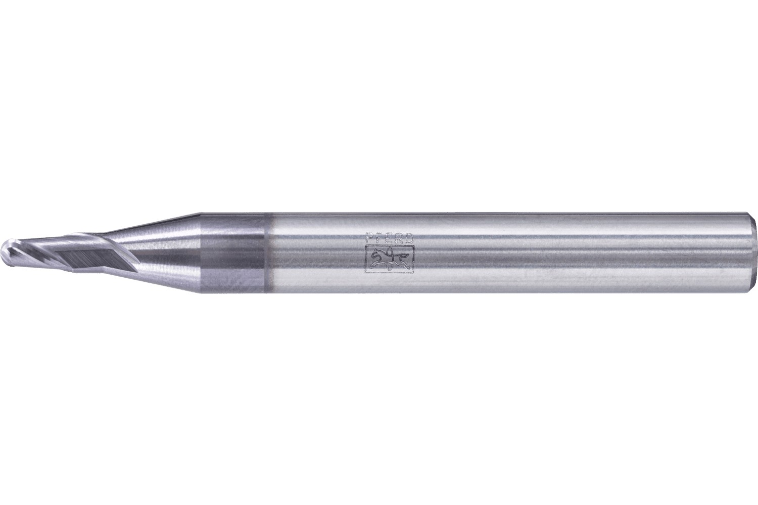 Fresa de radio macizo larga SCM, 2 filos Ø 3 mm, TiAlN, mango HA Universal Line, fresado de perfiles